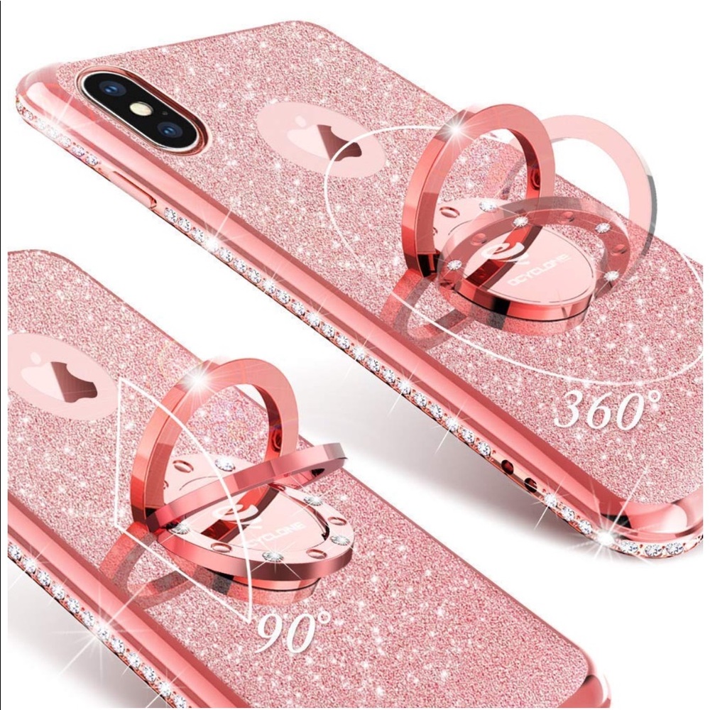SOLD   iPhone Xs Max Cases Rose gold & Purple
